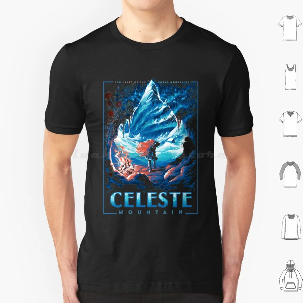 Celeste T Shirt 6xl Cotton Cool Tee Celeste Madeline Game Video Game Strawberry Mountain Indie Platformer Cute Switch Girl