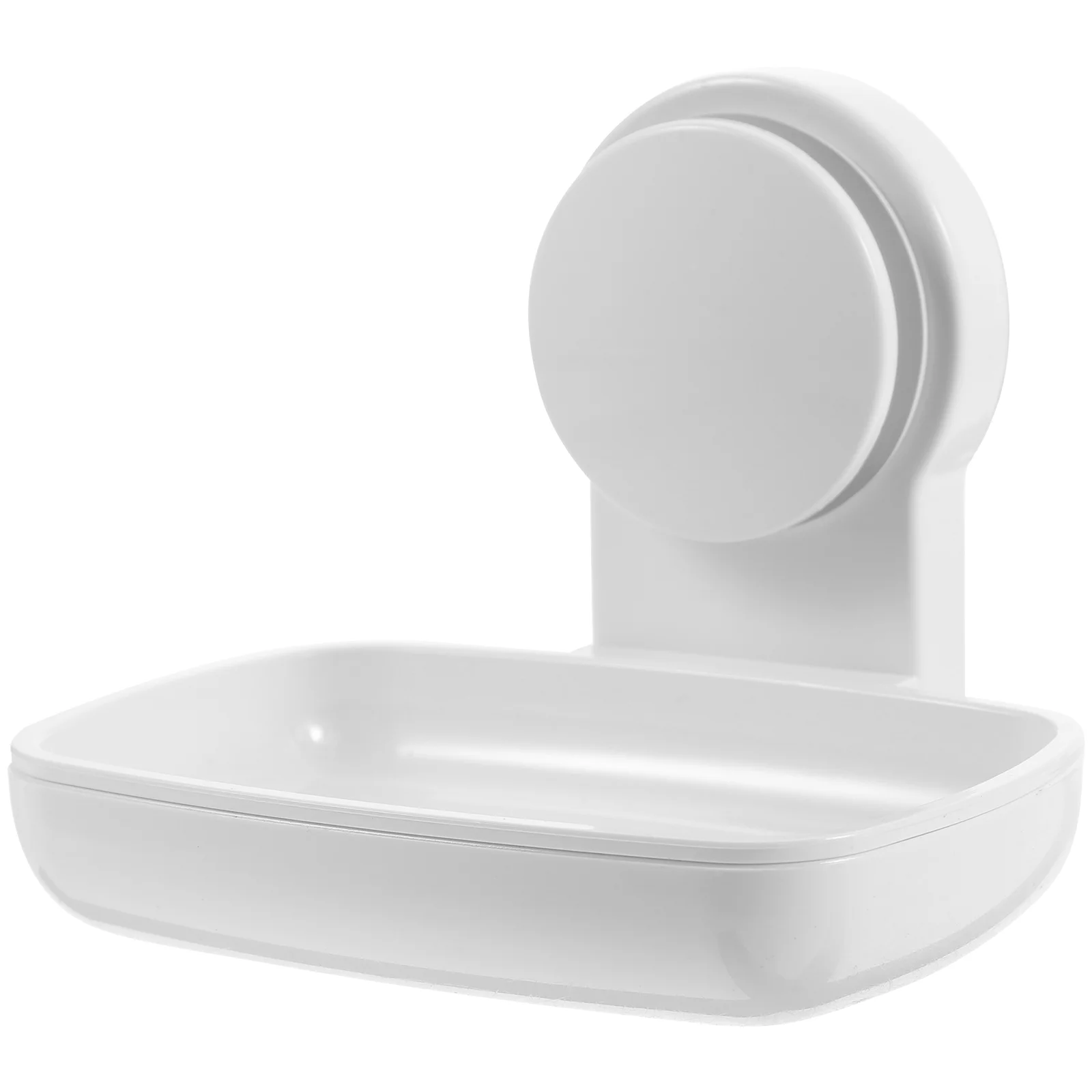 

Wall Mounted Drain Soap -mounted Stand No Drilling Tray Bathroom Holder Dish