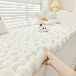 Large Knot Plush Cushion Nordic Aesthetic Fabric Stuffed Pillow Luxury Plush Pillow Bedroom Windowsill Tatami Big Floor Cushion