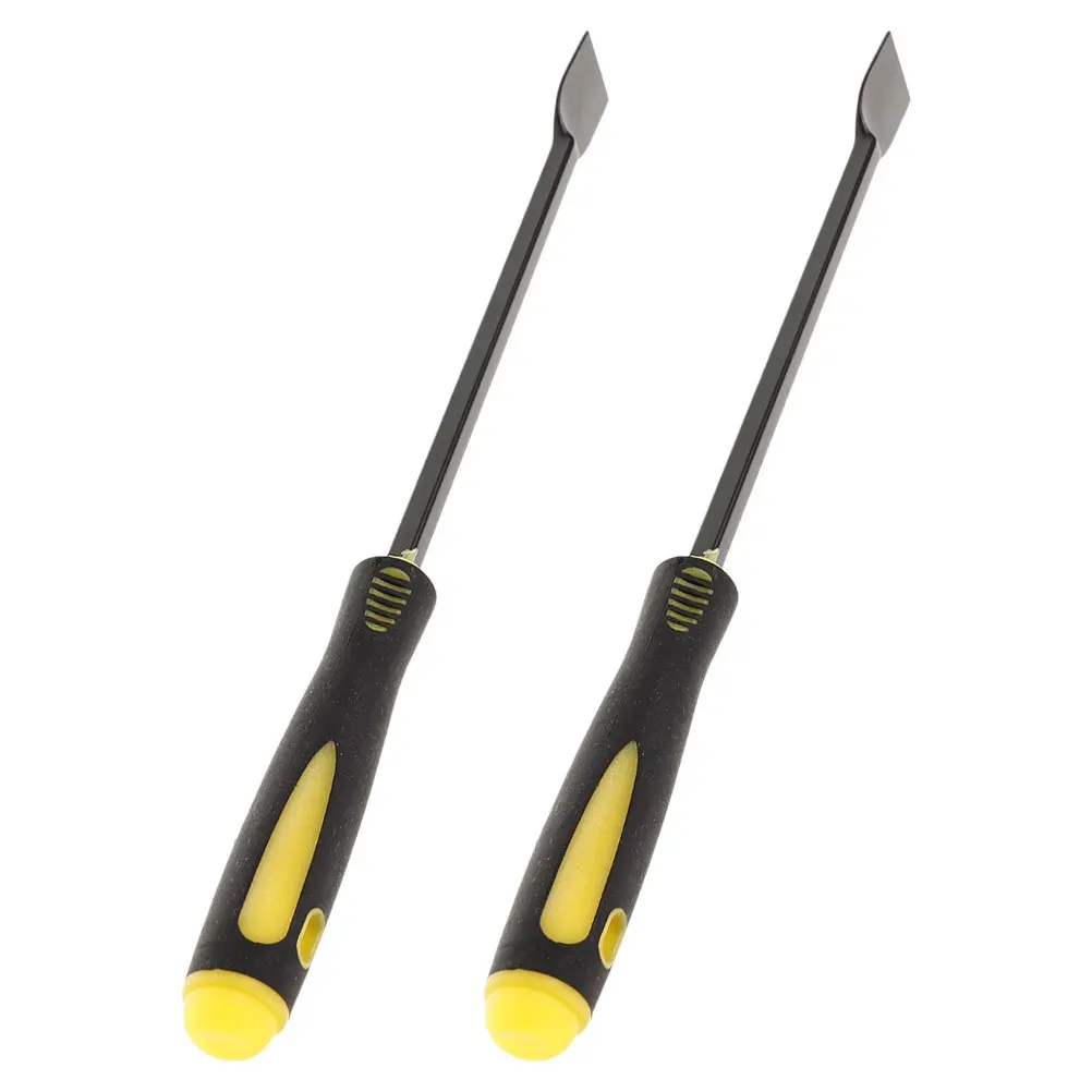 家庭用クリーニングスクレーパー2個：頑丈な金属ハンドルスクレーパーツール、ガラス、タイル、接着剤、塗料、ビニール用の人間工学に基づいたデザイン