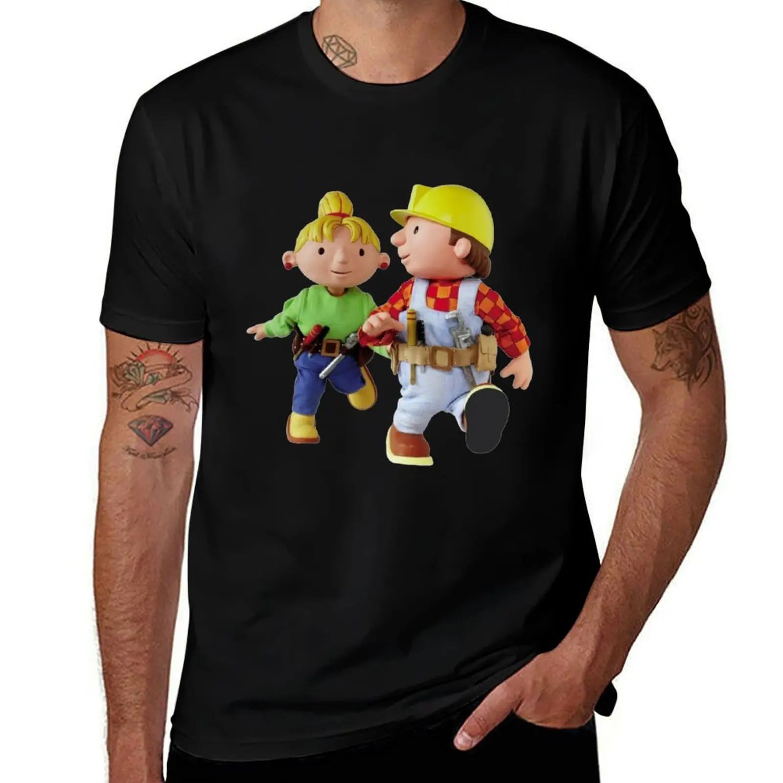 

Bob the builder T-Shirt Casual Trendy Short Sleeve T-Shirt