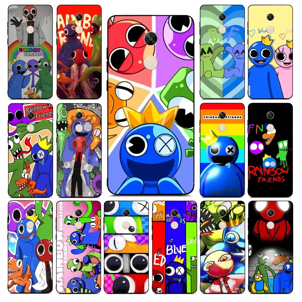 Game R-Rainbow F-Friends Phone Case For Redmi Note 4 X 5 A 6 7 8 T 9 9S 10 11 11S 11Epro Poco M3 pro