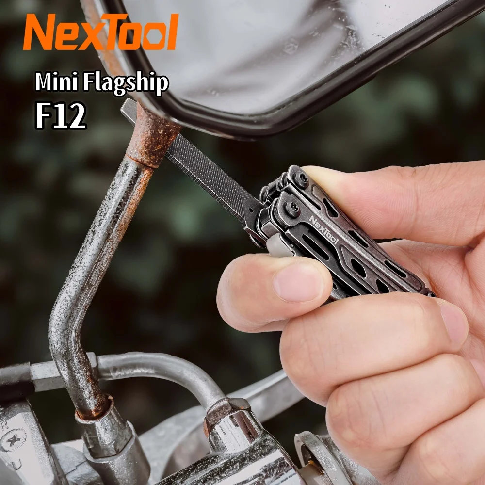 Nextool 15 In 1 Mini Flagship F12 Multitool Plier Wire Cutters Scissors Clip Bottle Opener File Ruler Outdoor EDC Hand Tool