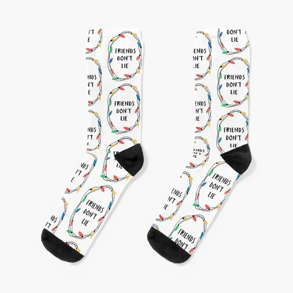 

Friends don't lie Socks hiphop anti slip football Socks For Men Women's