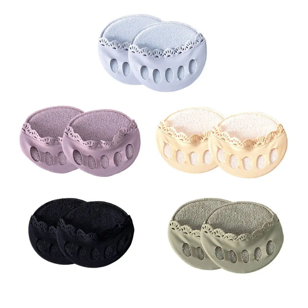 

5 Pairs Mixed Colors Five-finger Anti-slip Socks Forefoot Pad Durable Comfortable Breathable Toe Separated Non-slip Summer Socks