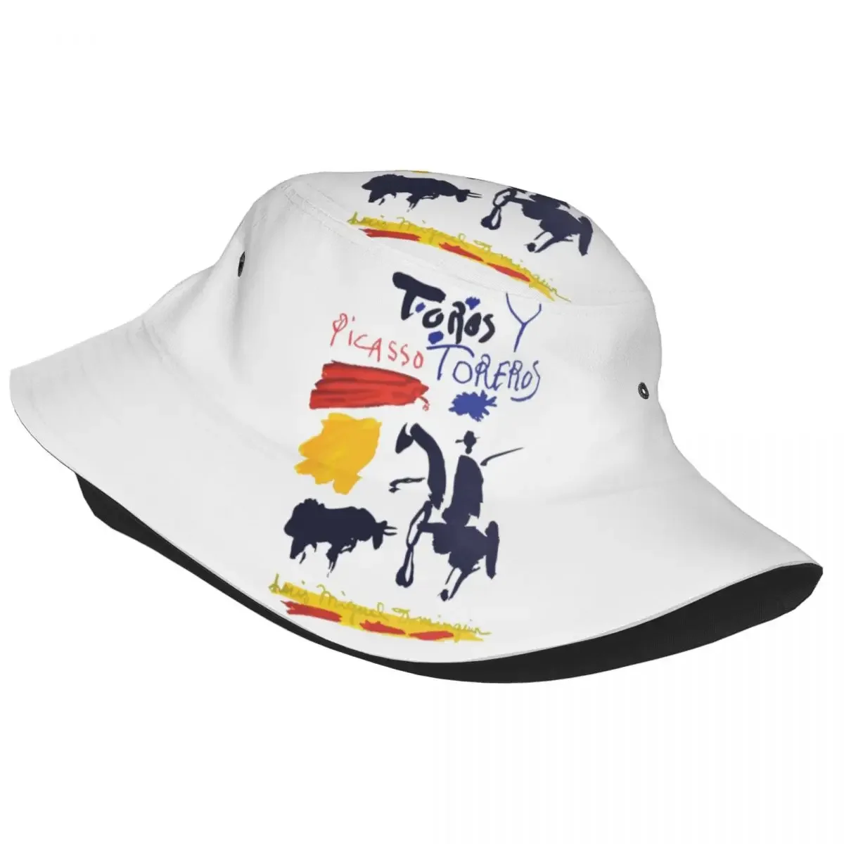 Toros Y Toreros Bucket Hats Women Men Unisex Fashion Pablo Picasso Bulls And Bullfighters Summer Fisherman Cap