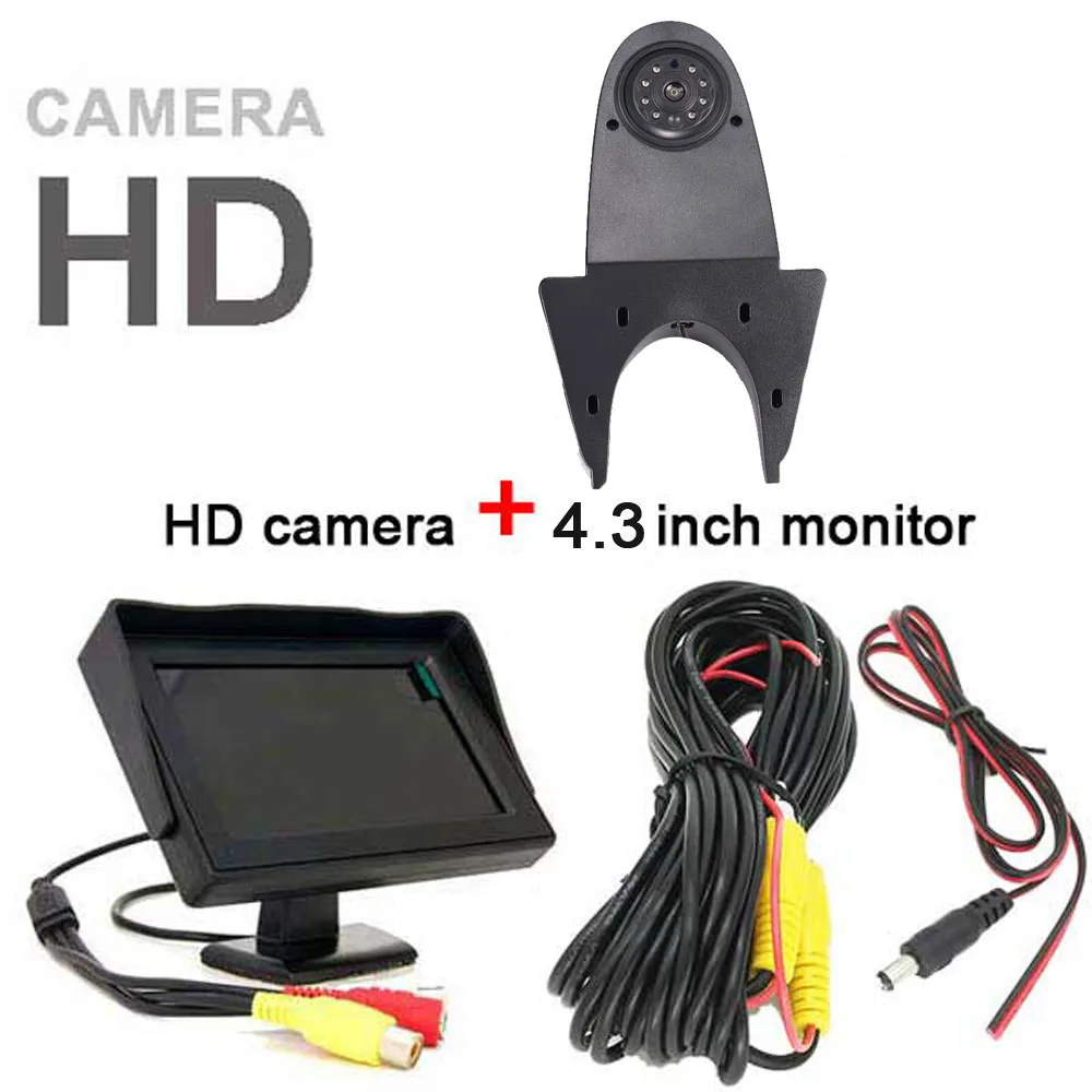 

HD Car rear view camera +4.3 "monitor for VW T5 T4 Master/Kit/Combo Vivaro VW Amarok Caddy Crafter T5 Master Bus