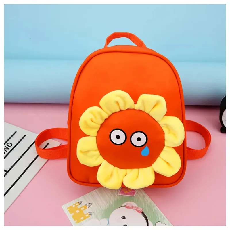 Kindergarten School bags Children School bag Cartoon Backpack Boys Girls Schoolbag Flower Expression Backpack Plecaki Szkolne