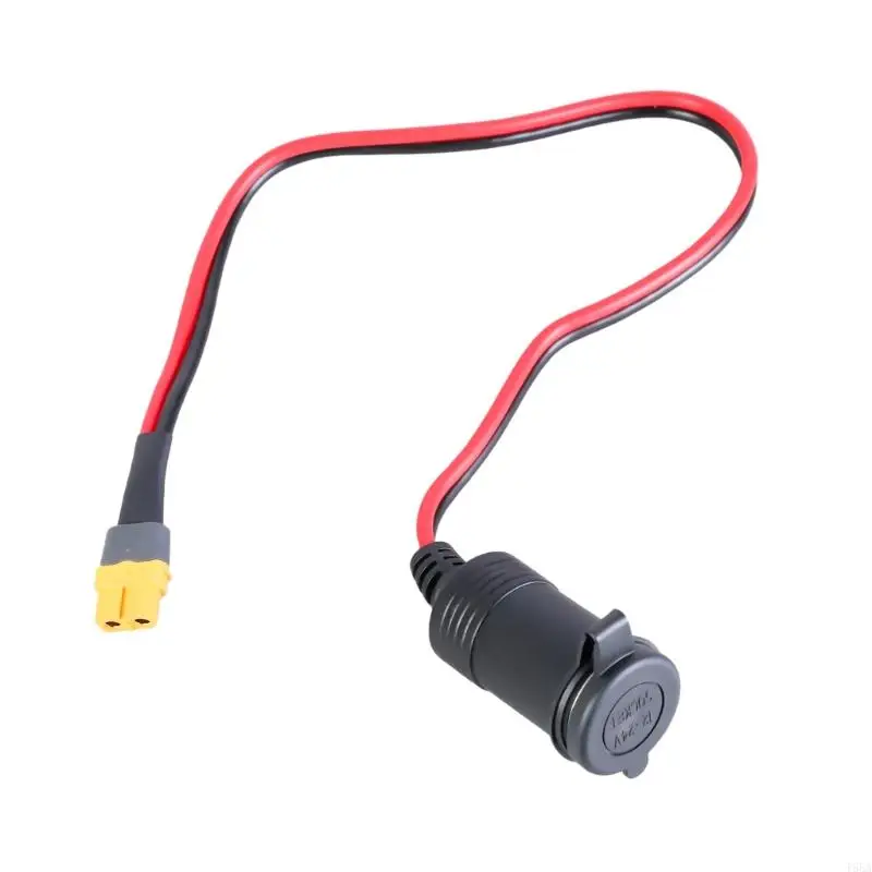 14AWG Extension Cable XT60 Male/Female to Car Charging Adapter for Remote Battery Power Stations Solar Panel