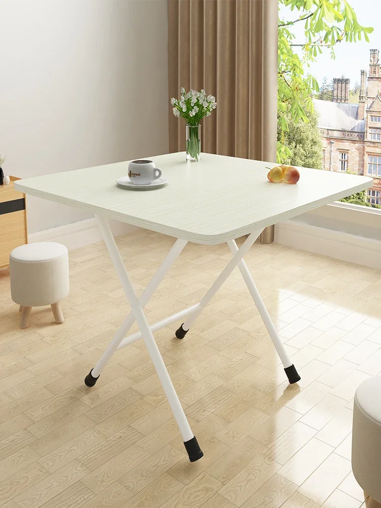 

Household dining table, simple dining table, small table, bedroom, dormitory, foldable, small and simple outdoor