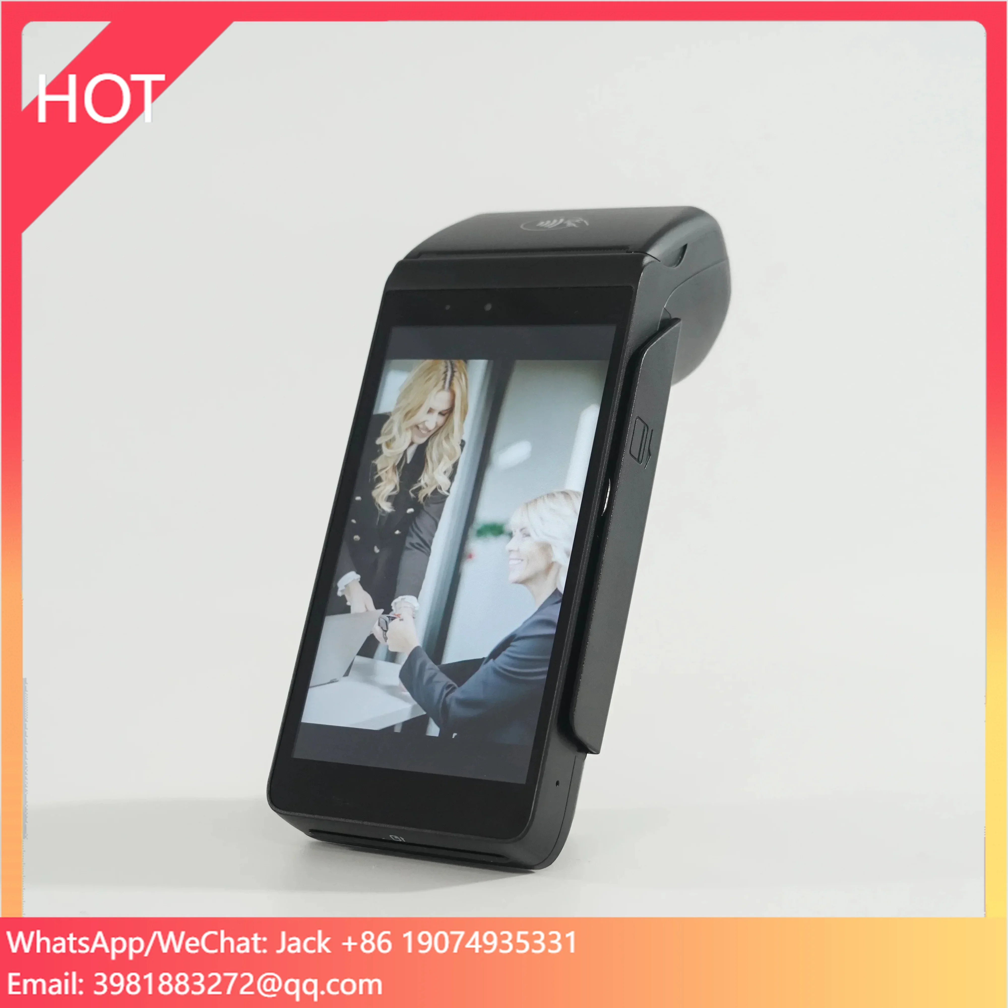 

Portable POS Machine Credit Card Reader Restaurant Billing Machine Android Terminal POS With EMV L1 L2