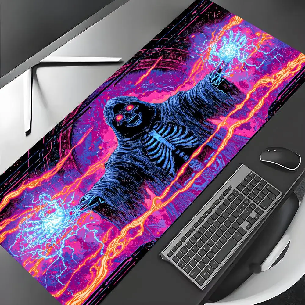 Fantasy Cyber ​​Skeleton Mouse Pad Large Computer Office Game Table Mats Rubber Anti-slip XXL Mouse Mat HDP Long Desk Pads