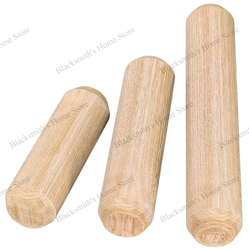 Round Wooden Plug, Solid Wood Dowel, Expansion Bolt, Tenon Rod, Diagonal Grain Wooden Nail, Wedge, Cabinet Board Connector