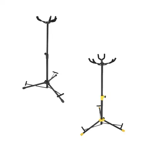 Trippel gitarrställ järn stående rackhållare tre huvuden för musikinstrument ukulele bas stränginstrument elgitarr 10 best sales gitarrställ - №8