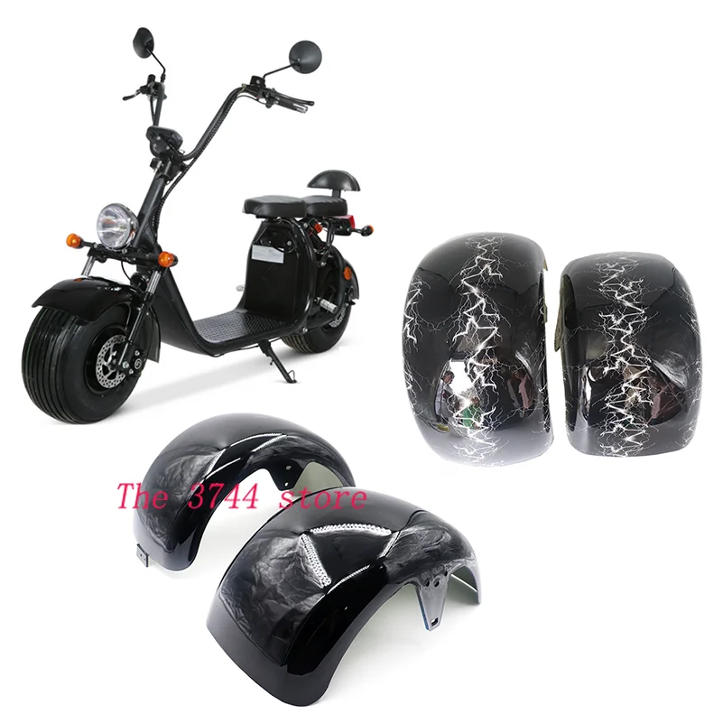 Front or Rear Fender Mudguards Plastic Parts  Flaps For China Citycoco Electric Scooter  Accessories