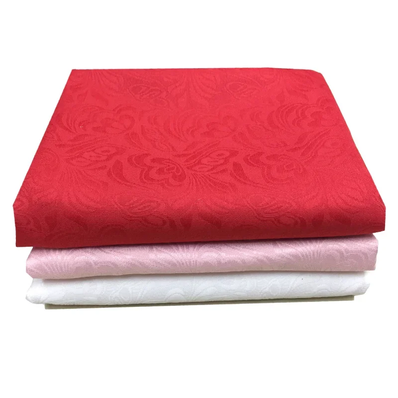 البوليستر الجاكار النسيج الخريف الشتاء الصلبة فراشة الحبوب الداكنة الأطفال فستان البدلة معطف تصميم الأزياء خياطة القماش بالجملة