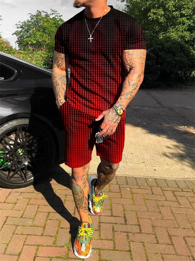 Neue 3D Gedruckt Amerikanischen Eulen Farbe Anzug Männlichen Mann Vintage Sportswear Kurze Outfits Sommer Männer Sets Trainingsanzug T Hemd Männer