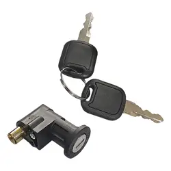E Bike Battery Box Lock Multiuse Lightweight Rustproof Practical with 2 Keys Anti-thieves Lock for Electrombile Replacements