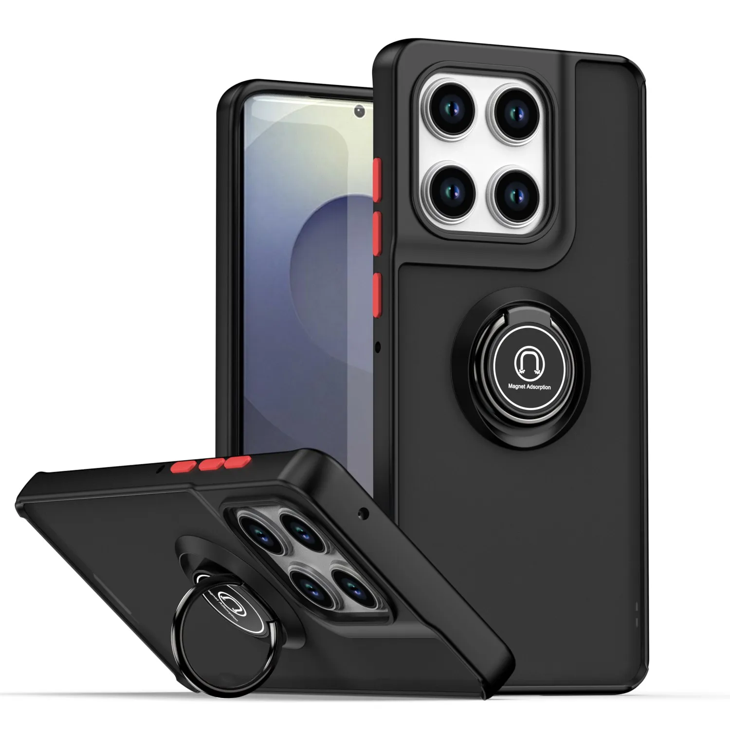 غطاء حماية بقوس دوران 360 درجة لهاتف موتورولا إيدج 60S حافظة مغناطيسية للسيارة موتورولا إيدج 60 60 فيوجن Fundas Moto Edge 50 Ultra