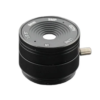 High Resolution Cctv Lens 8mm 3MP CS Mount Monofocal Fixed Iris Lens