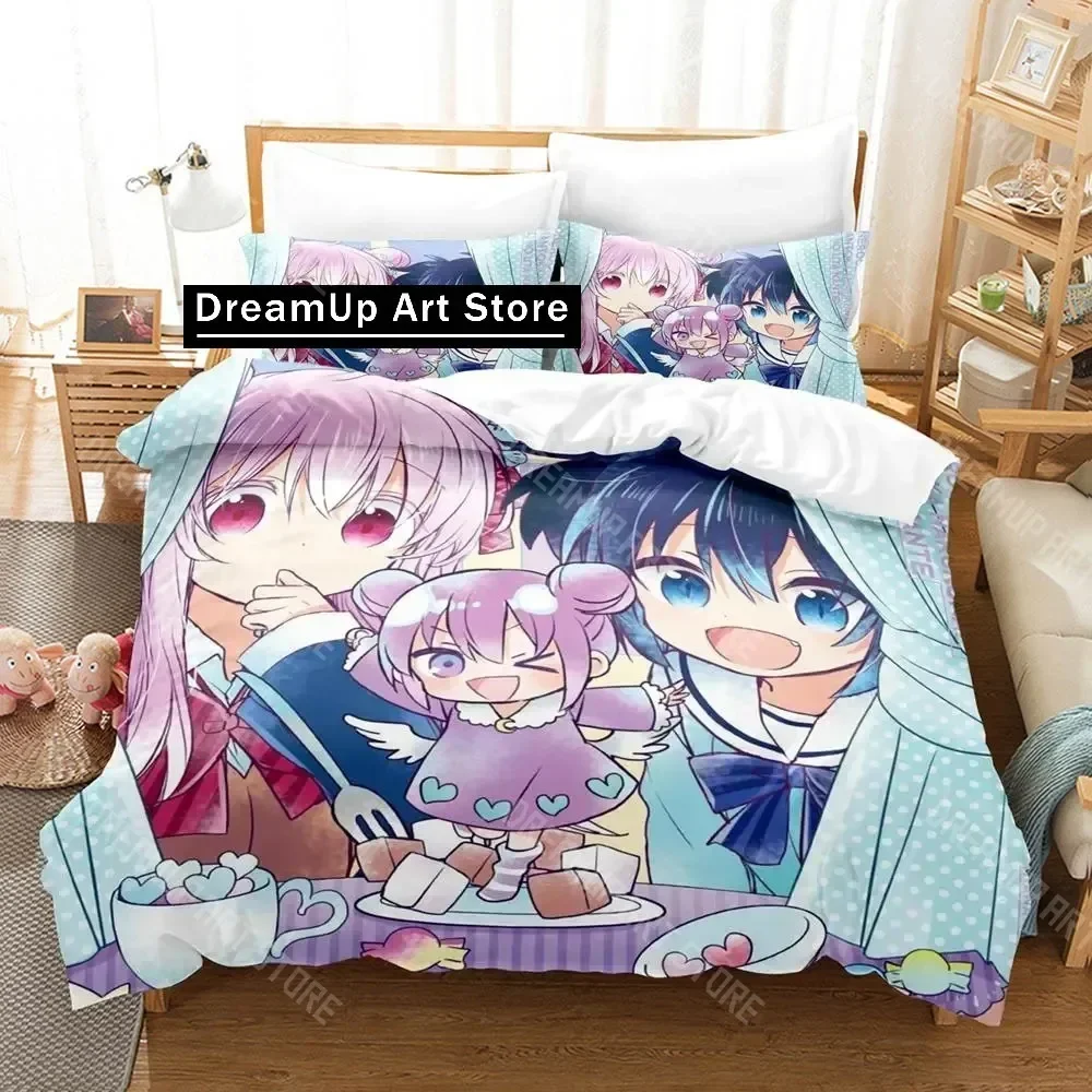 Exquisite 3D Print Happy Sugar Life Bedding Set Single Twin Full Queen King Size Bed Set Adult Kid Bedroom Duvet Cover Sets Kawa