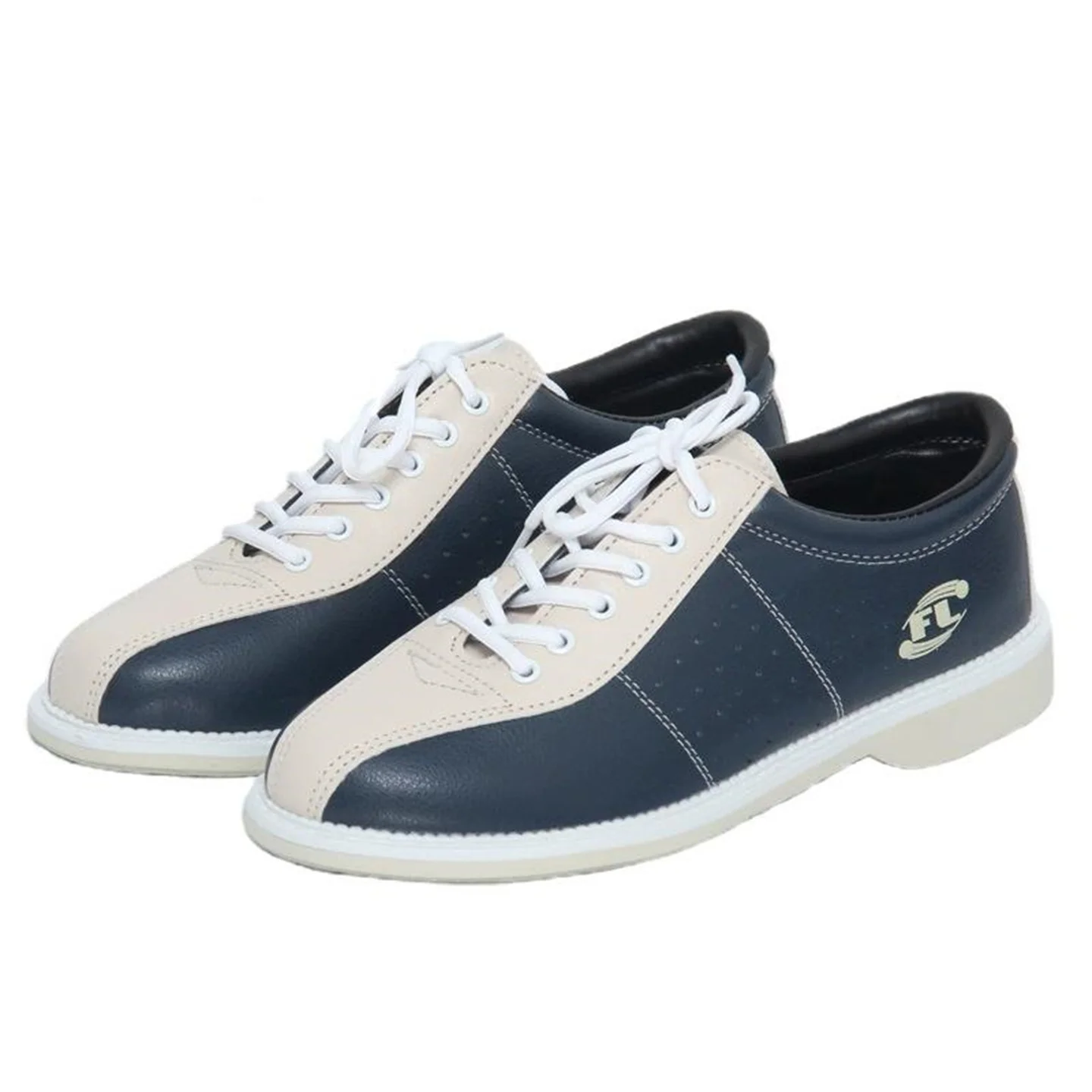 

Unisex PU Leather Bowling Shoes with Microfiber Sliding Sole - Ideal for Bowling Alley Rental & Training Sneakers