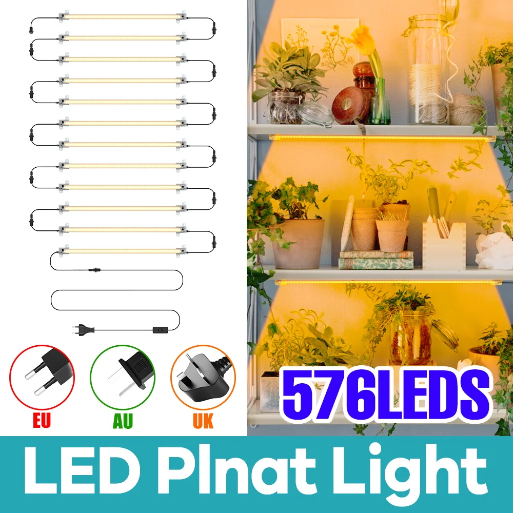 

SMD2835 Quantum Tech LED Grow light Bar Sunlike Purple Red Phyto Fill Lamp Growing Lamp for Indoor Plant Greenhouse AC220V