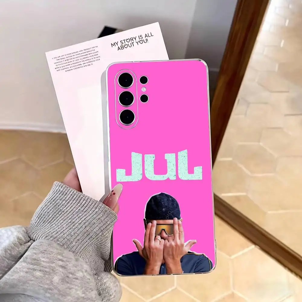 Hot R-Rapper J-JUL Cool Phone Case Silicone Soft for Samsung S25,S24,S21,S22,S23,S30,Ultra,S20,Plus,Note,10Cover