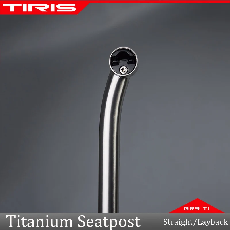 

TIRIS Titanium Bike Seatpost Bicycle Accessories Cycling Parts Mtb Seat Post Layback Pieces 27.2