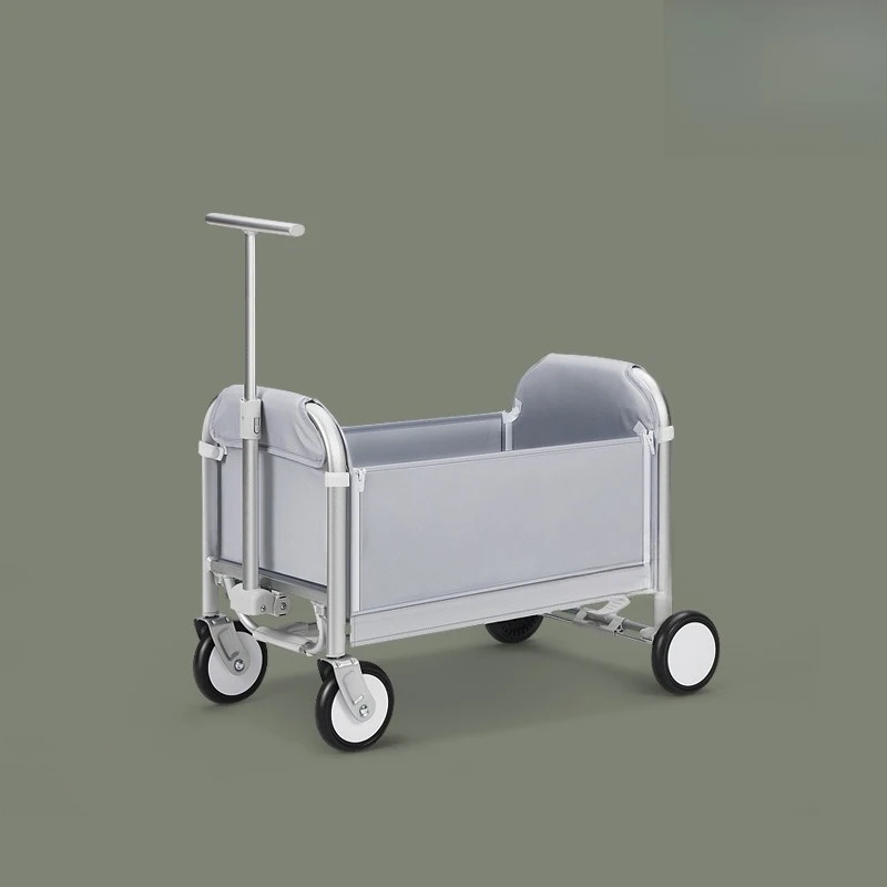 

Shopping cart Aluminum alloy folding cart Outdoor shopping trolley Home camping Y11