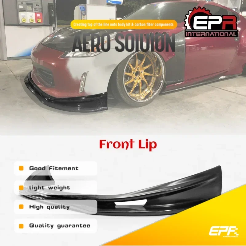 

Car Accessories For Z34 370z Kouki FRP Fiber Glass Late Model VRS Style Front Lip Fiberglass Auto Bumper Splitter Body Kit Trim