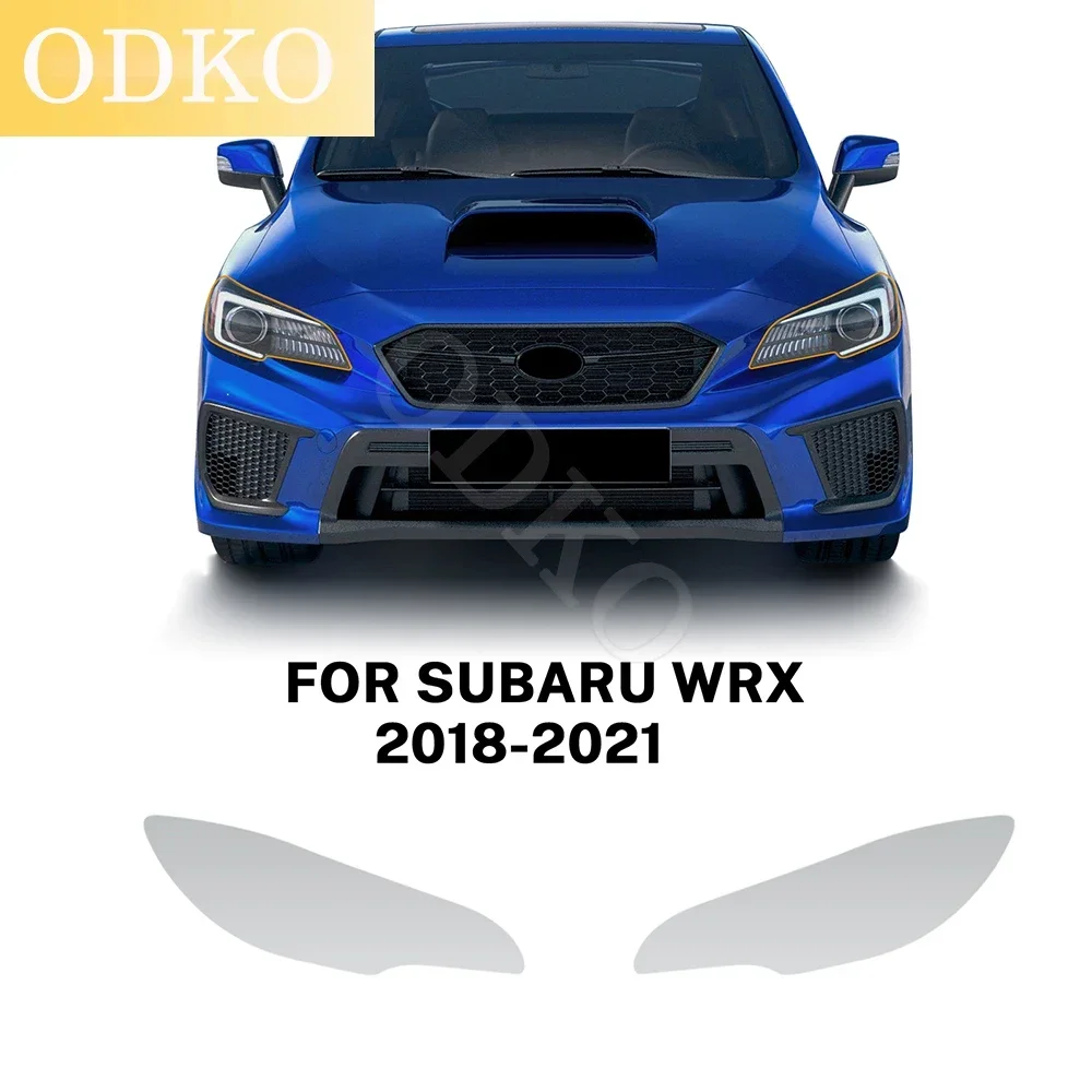 

Headlight Film TPU Rearview Mirror Transparent Protective Film Scratch PPF Pre Cut Resistant for Subaru WRX 2018 2019 2020 2021