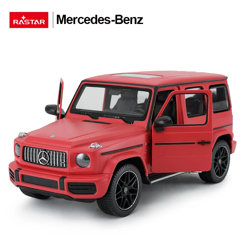 Rastar R/c 1:14 Mercedes-Benz Amg G63 Off-Road Car Model Car Authentic Car Gift for Adults Men's Gifts (Black/white/red/yellow)