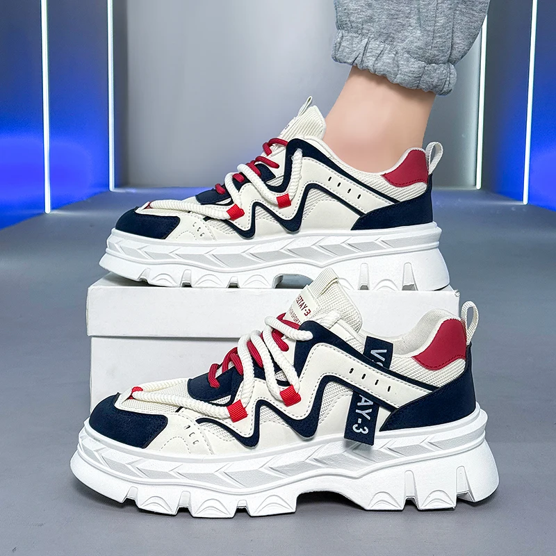 

Casual shoes men 2025 New style Fashionable and versatile Soft sole sneakers Outdoor Anti-slip Breathable running shoes