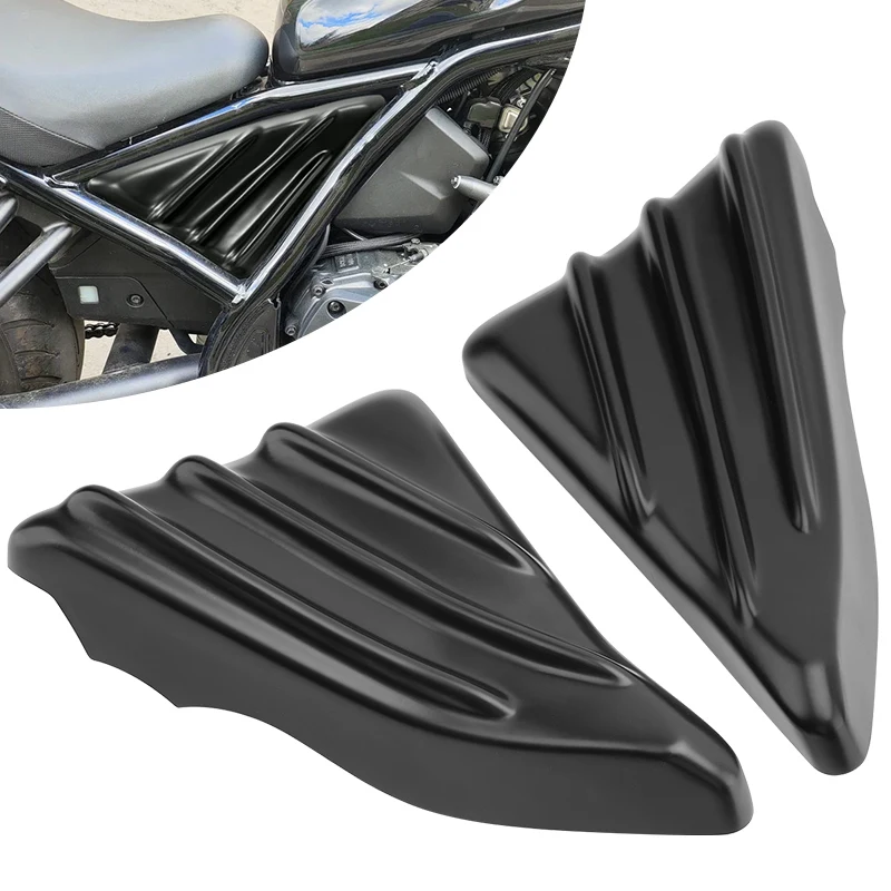 

Motorcycle Matte Black Side Frame Cover Panel Engine Guard Fairing Accessories For Honda Rebel 1100 CMX1100 2021 2024 2023 2022