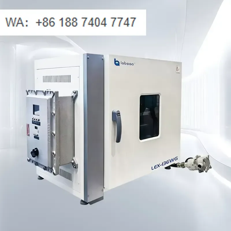 for Laboao Stainless Steel Heating Explosion Proof Vacuum Drying Oven LCD Display Dual Column PID Control