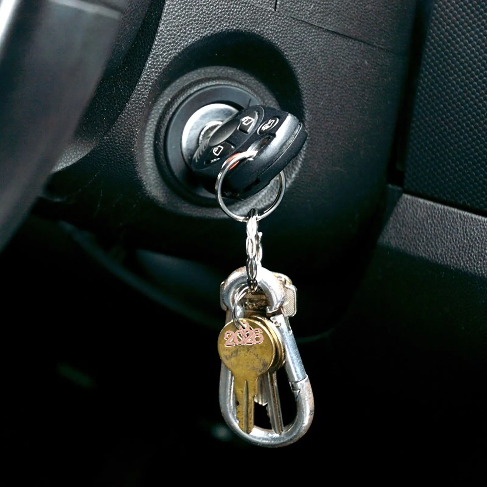 120 قطعة قلادة سبيكة Charms حلقة رئيسية DIY بها بنفسك اكسسوارات 2026 سنة التذكارية شرابة حسن الحظ سحر لحقائب الظهر حقائب اليد والمجوهرات #6