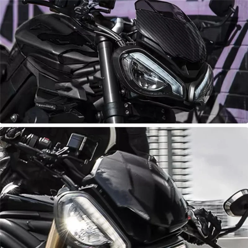 

ABNF!For Street Triple 765RS 765 RS Moto2 2023 2024 Style Motorcycle Windshield Sport Screen Deflector