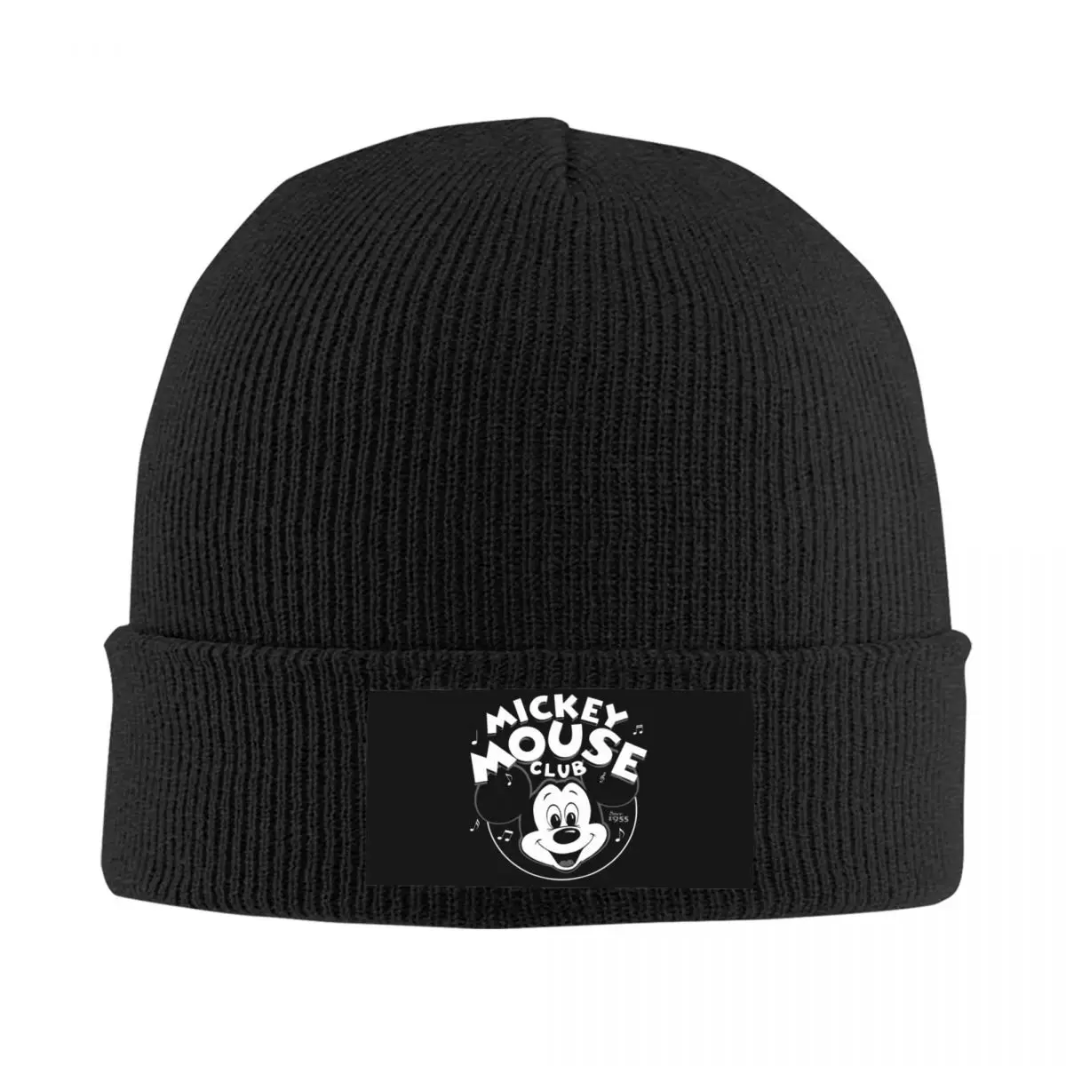 Custom Mickey Mouse Club Since 1955 Bonnet Hat Knit Hats Men Women Cool Unisex Winter Warm Beanies Cap