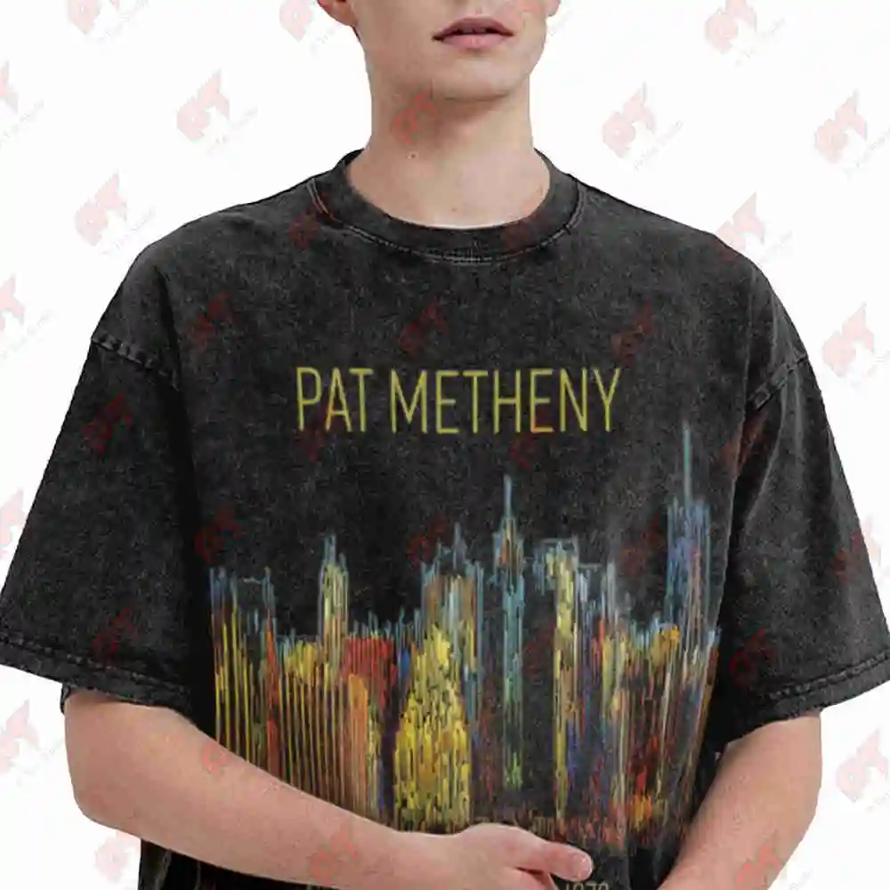 Pat Metheny Vintage Washed Tee Pure Cotton T-Shirt