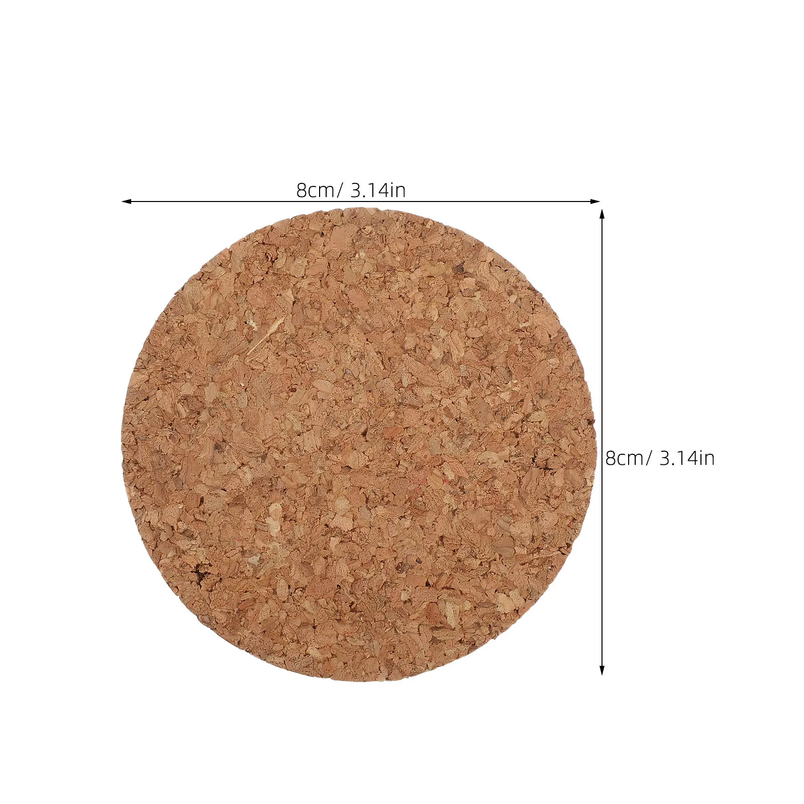 6Pcs Cork Lids Plant Jar Cork Plugs Hydroponic Vase Lid Glass Flower Vase Lids for Terrarium Planter Stopper Canning Jar Stopper