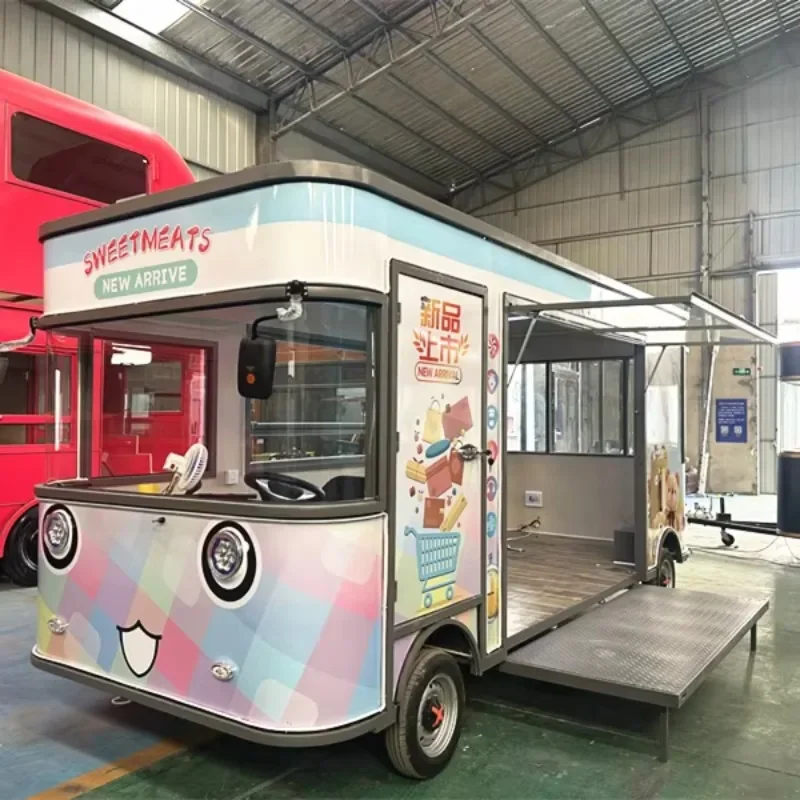 Popular and High Efficiency Mobile Food Vending Van for Sale