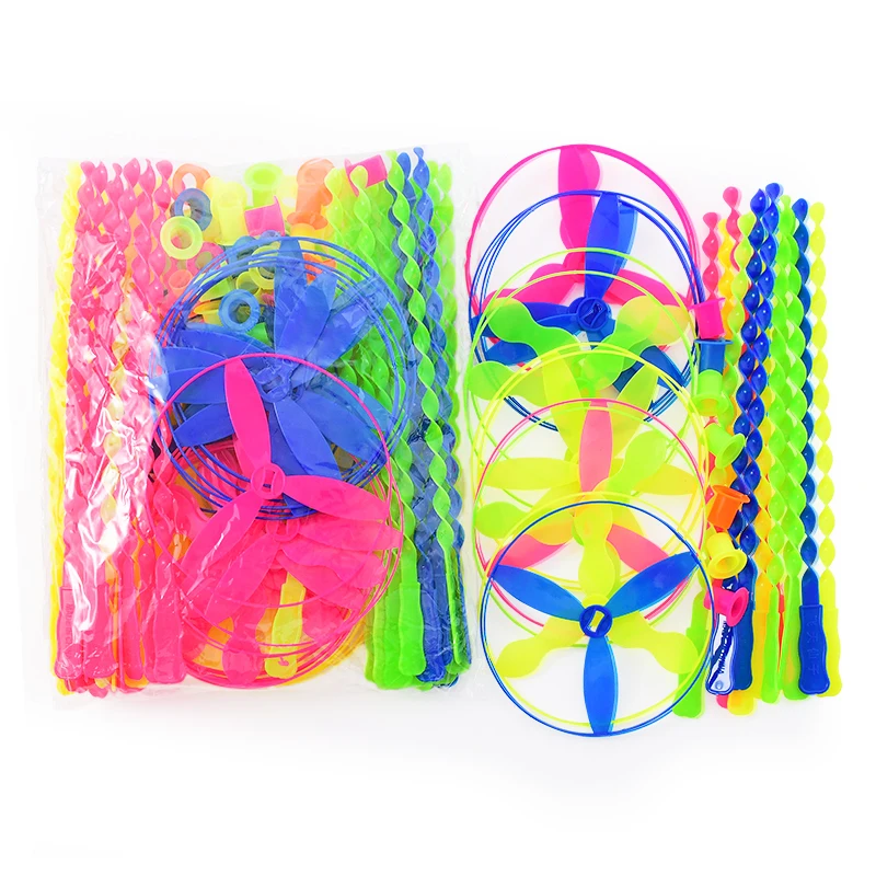 10-50 Stück Flying Disc Toys Twisty Untertassen Hubschrauber Kindergeburtstag Gastgeschenke Schulpreise Hochzeit Partyzubehör – Detail 2
