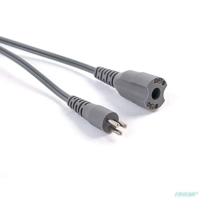 電気ネイルドリル,有線アクセサリー,パワーケーブル,グレーハンドル,10mm, 30000 rpm