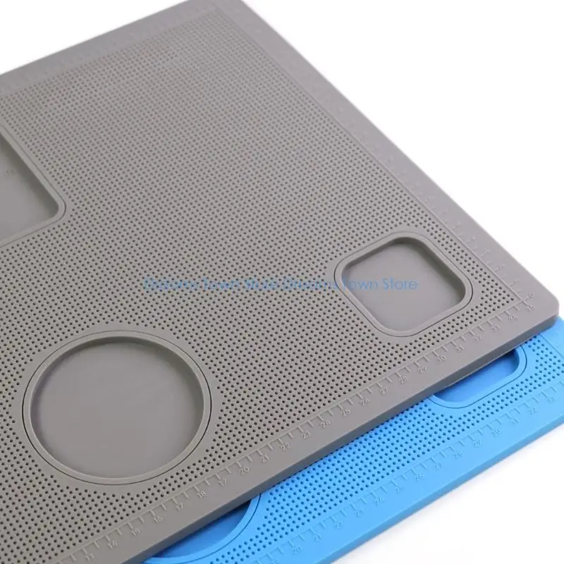  Textured Phone Repair Pad with Tray Layout for DIY Service Work