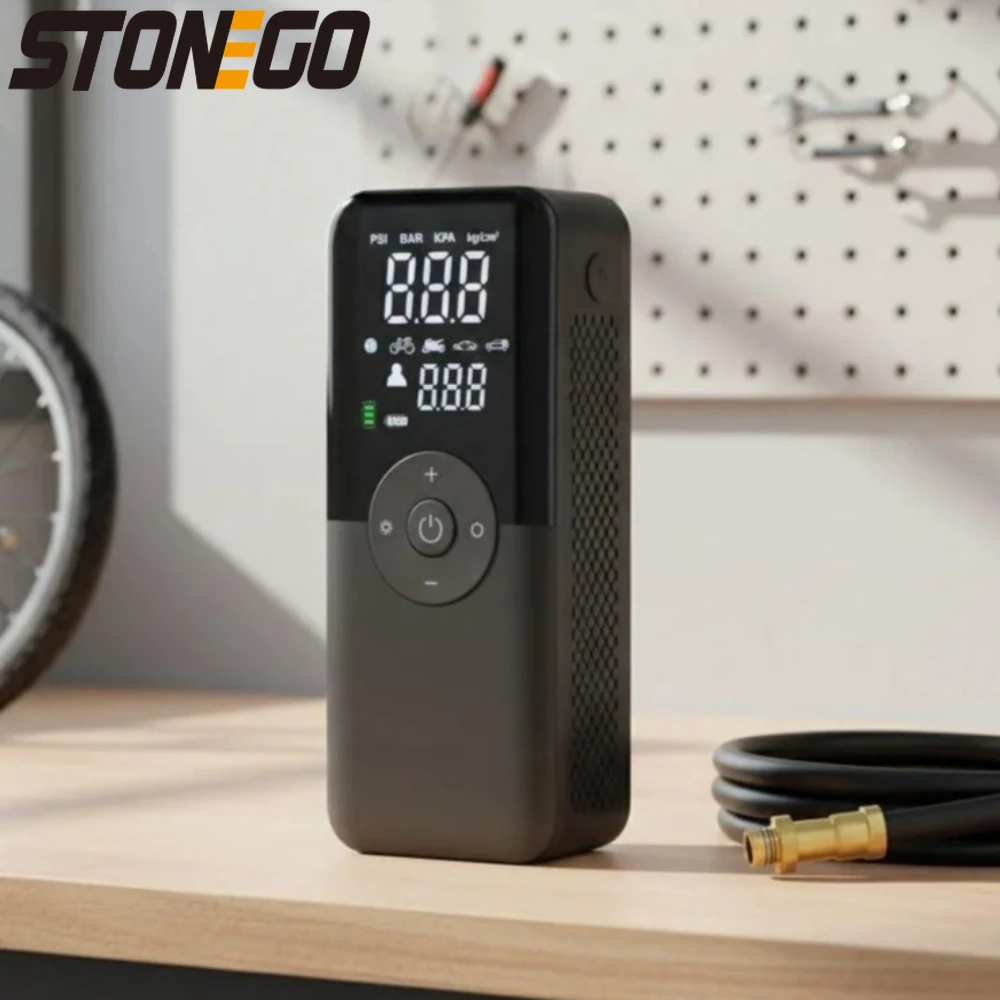 

Перезаряжаемый цифровой воздушный насос, портативный беспроводной компрессор для автомобиля, мотоцикла, велосипеда, мячей, насос для накачки шин