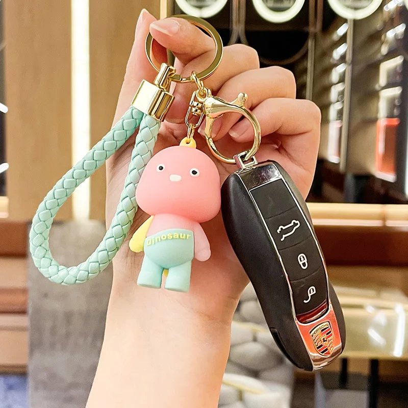 

Miniso Маленькие подарки: изысканная и высококачественная мультяшная кукла Миго, брелок с интересным драконом, подвеска в виде автомобиля, подвеска в виде сумки для пары.