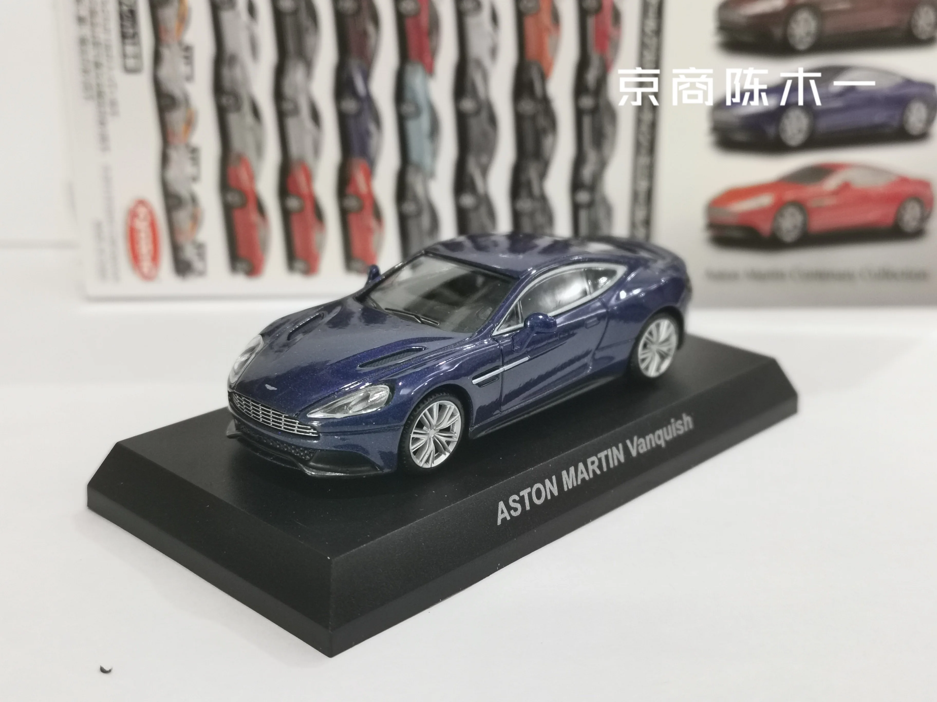 

Коллекция гоночных моделей Игрушек KYOSHO Aston Martin Vanquish LM F1 из литого сплава для украшения автомобиля, 1/64