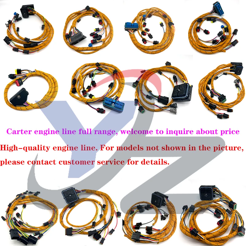 C6.4 Engine Wire Harness 296-4617 520-7000 E320D E323D For Caterpillar Parts Excavator Accessories Yokes Wiring Cable