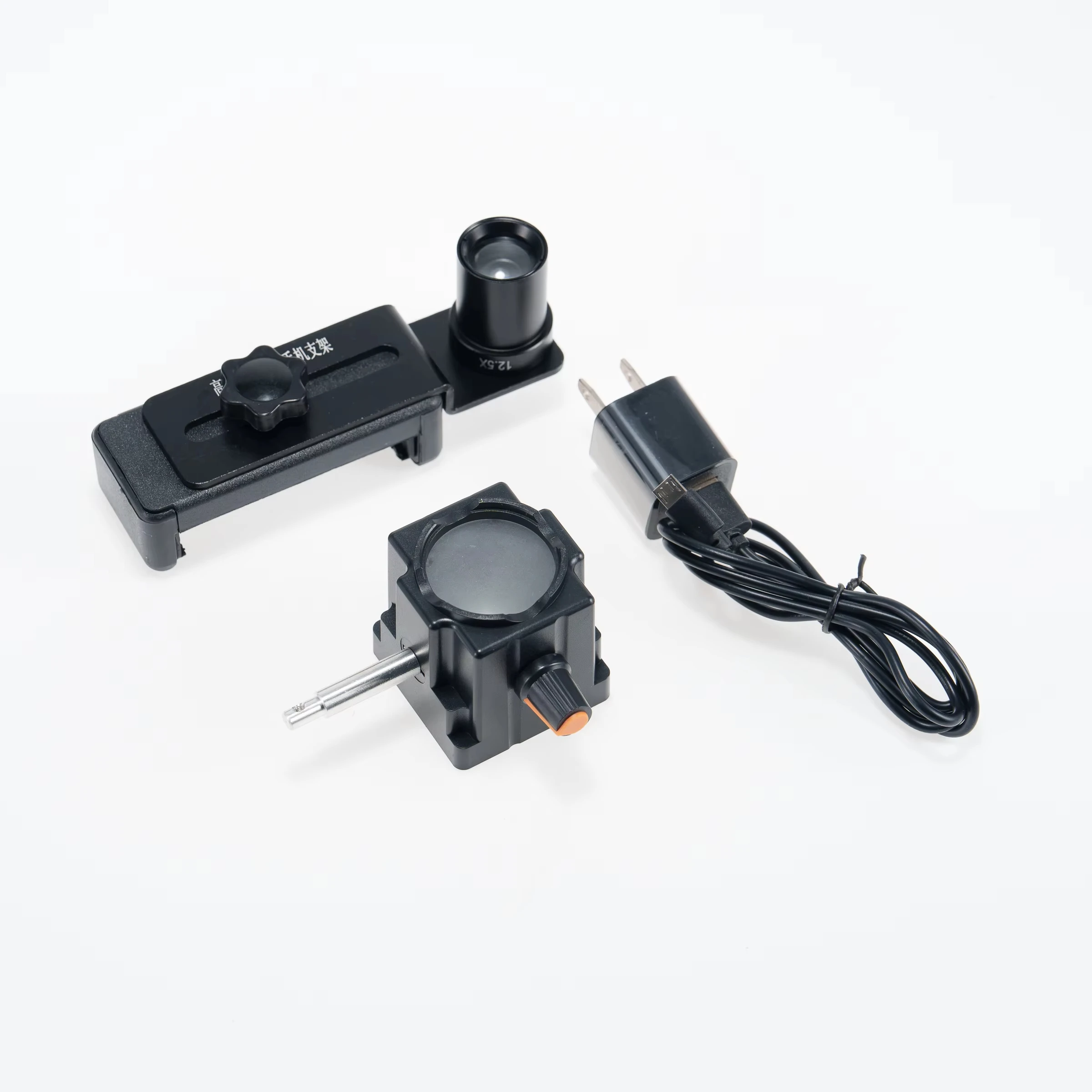 Laboratory Digital Optics Microscope with LED Light Source Biological LCD Screen for Student School Labs